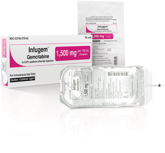 INFUGEM - Gemcitabine Hydrochloride in 0.9% Sodium Chloride Injection
