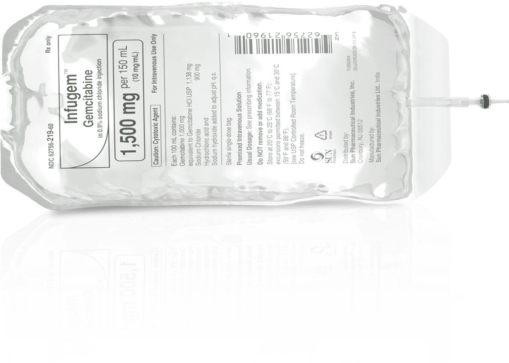 INFUGEM - Gemcitabine Hydrochloride in 0.9% Sodium Chloride Injection